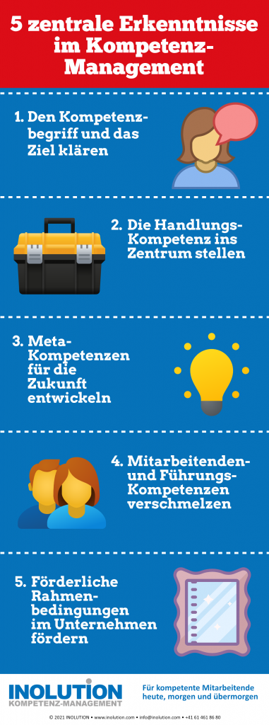 5 zentralen Erkenntnisse im Kompetenzmanagement