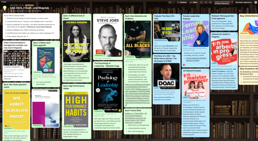 Buch- & Blogclub: CAS 2026_2